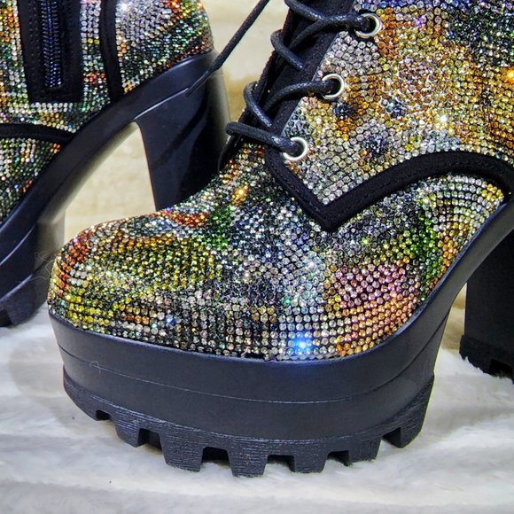 Cape Robbin Multicolor Ankle Boots - Picture 9 of 9